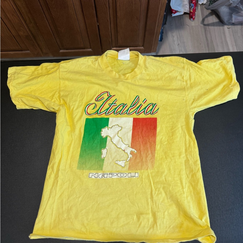 Yellow Italia Napoli T-Shirt